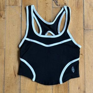 Free People Movement Tank Top - Black and White